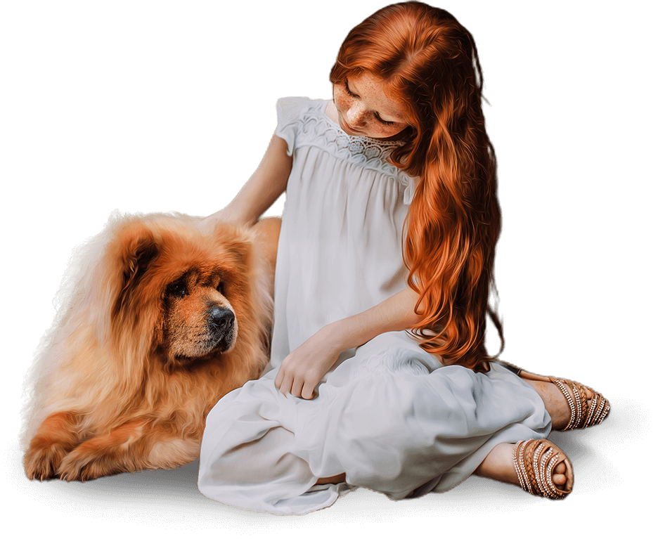 girl-with-dog